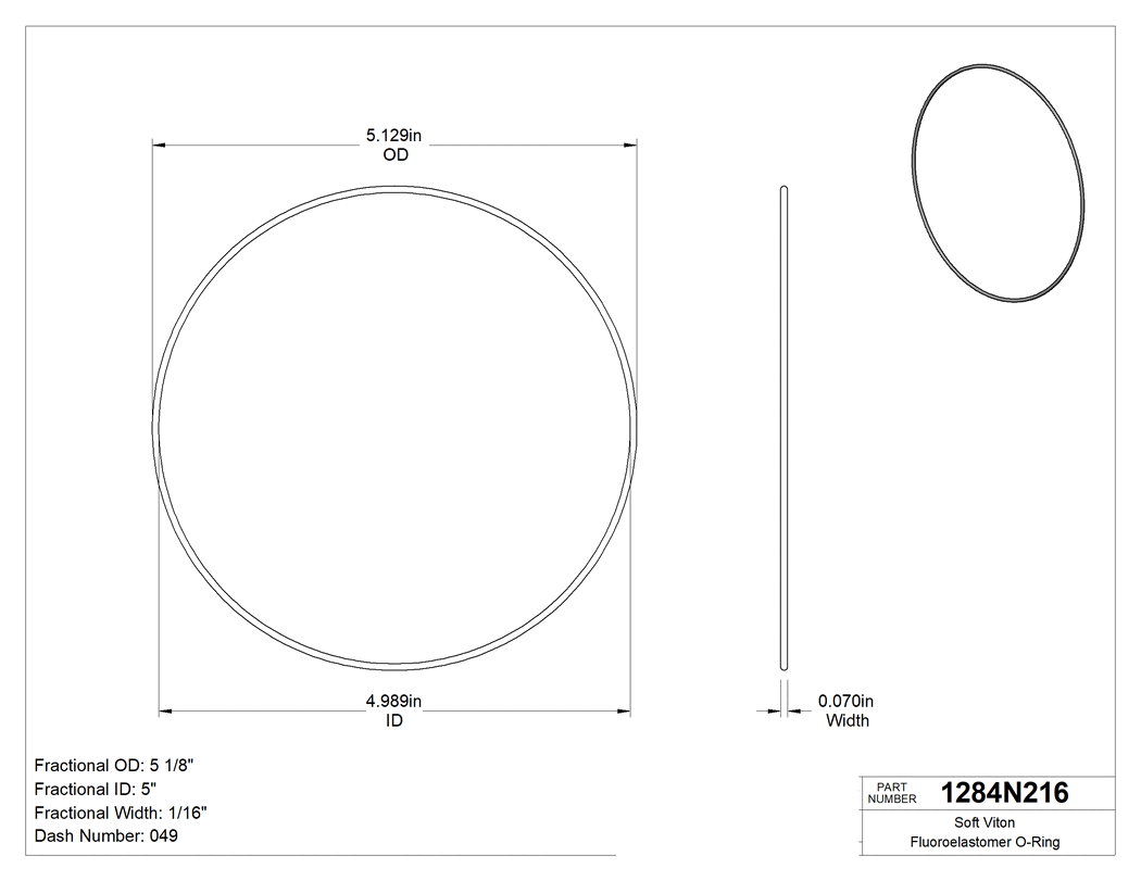 Technical drawing - 1284N216